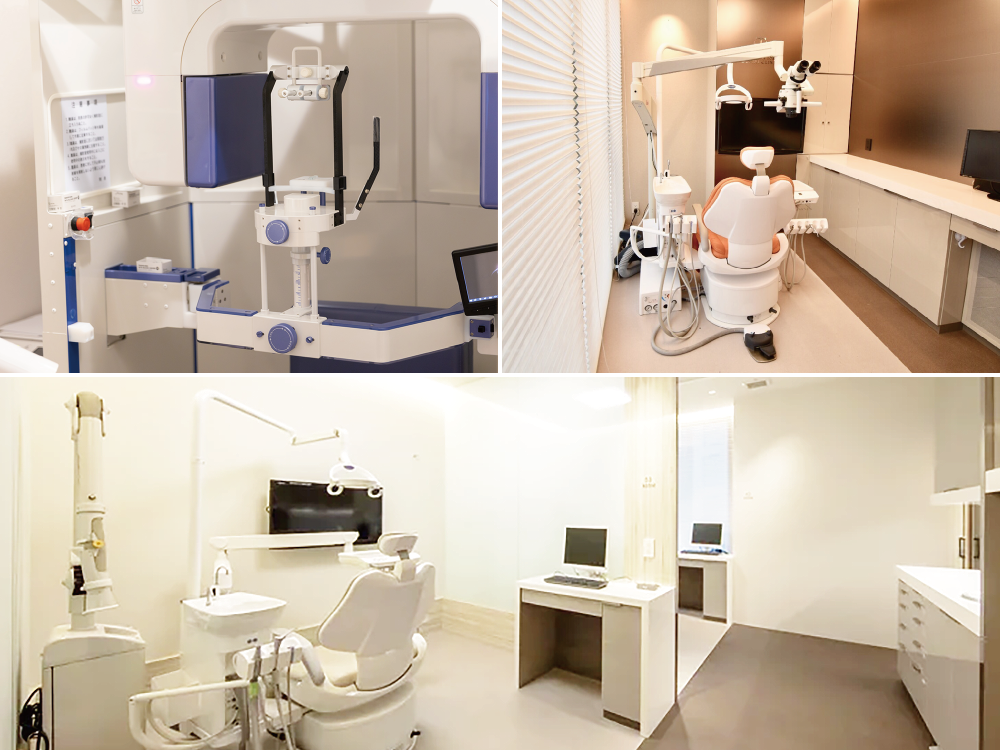 DENTAL CURE｜4階・治療フロア｜CTレントゲン室・診療室・効率的な診療｜愛知県名古屋市中区・栄【長谷川亨・歯科クリニック】名古屋栄の歯医者・歯科医院｜歯をキレイにする審美歯科